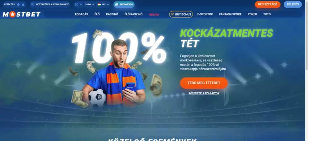 Mostbet fogadások