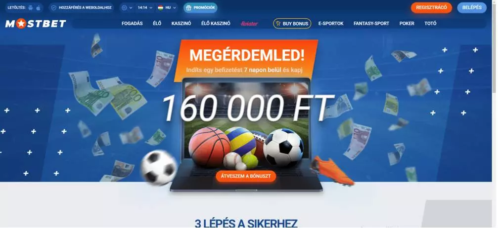 Mostbet regisztrációs bónusz